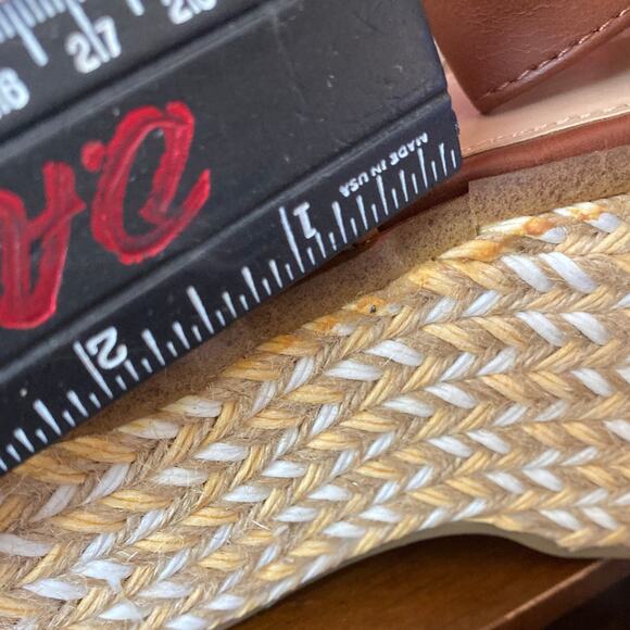 Retro Vibes Espadrille Platform Sandals Womens 9 Wedge Heel Open Toe Ladies NEW - Picture 9 of 10